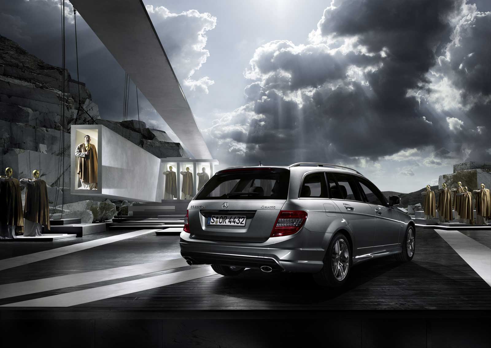 Mercedes Kombi Photoshooting