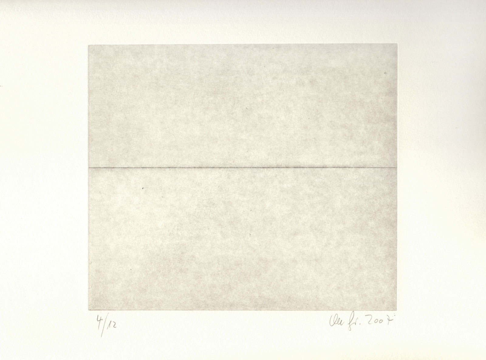 Linie Raum Zeichnung Radierung Kaltnadel